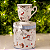 Xícara de Porcelana Decorativa Natal 300ml Lata Urso Polar - Imagem 3