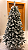 Árvore de Natal Nevada 1,80cm 700 galhos pé de ferro - Imagem 2