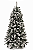 Árvore de Natal Nevada 1,80cm 700 galhos pé de ferro - Imagem 1