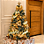 Árvore de Natal 2,10 Completa + Enfeites Verde Decorativos Pisca Led - Imagem 2