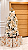 Árvore de Natal 1,80 Completa + Enfeites Branco e Champanhe Decorativos Pisca Led - Imagem 6