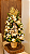 Mini Arvore de Natal Decorada de 65cm Enfeite de Mesa - Imagem 6