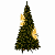 Árvore de Natal Iluminada 3,00mt 1500 Galhos Pisca Estrobo 1600 LEDs + 2 Borboletas LED Bivolt - Imagem 1