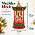 Luminária Carrossel Natalino 25cm com Movimento, Música, LED e Efeito Globo de Neve - Imagem 3