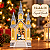 Luminária Natalina Catedral Musical com LED e Globo de Neve 41cm USB - Imagem 8
