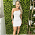 Vestido Jacquard Touch Branco Labellamafia - Imagem 1