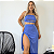 Conjunto Top E Saia Malha Touch Azul Labellamafia - Imagem 4