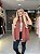 CACHECOL TRICOT MARROM / PRETO - Imagem 1