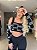 CROPPED  TRICOT   LOGO MARIA GUEIXA  PRETO / OFF WHITE - Imagem 7