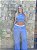 CONJUNTO CROPPED E CALCA CINTURA ALTA ALFAIATARIA MARIA GUEIXA - Imagem 4