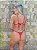 BIQUINI RED TEXTURE MARIA GUEIXA - Imagem 1