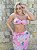 CONJUNTO CROPPED + SAIA FLORAL PINK MARIA GUEIXA - Imagem 3