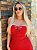 VESTIDO MIDI RED LIPS MG - Imagem 1