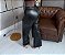 CALCA WIDE LEG CARGO EFEITO COURO MARIA GUEIXA - Imagem 1