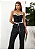 CONJUNTO ALFAIATARIA CALCA + CROPPED RISCA DE GIZ MARIA GUEIXA - Imagem 1