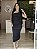VESTIDO MIDI OMBRO SO DRAPEADO ARGOLA MARIA GUEIXA - Imagem 1