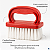 Escova De Limpeza Profissional Bralimpia (vermelho) - Imagem 2
