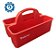 Cesto Funcional Organizador Vermelho Produtos Limpeza Bralimpia - Imagem 1