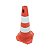 Cone PLT Laranja e Branco 50CM Plastcor - 700.01283 - Imagem 1