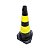 Cone PLT Preto e Amarelo 75CM Plastcor - 700.01312 - Imagem 1