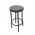 Banco de Metal Preto 70cm - Imagem 1