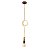 Pendente Sailor Wood Blumenau - Marrom Gold 1xe27 - Imagem 1