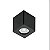 Spot Quadrado Sobrepor Dital 830 Preto - Imagem 1