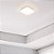 Painel Led Sobrepor Quadrado Frameless Taschibra - 36w Luz Quente - Imagem 2