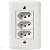 Tomada 4x2 Tripla Ref57145/079 Lux2 Tramontina - Imagem 1