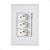 Tomada 4x2 Tripla Liz 57170/079 Tramontina - Imagem 1