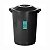 Lixeira Recycle Preta 35L Plasvale - Imagem 1