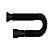 Sifao Sanf. Univ. 110cm Preto Blukit - Imagem 1