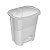 Lixeira C/pedal 10lts Ref.478 Cinza Paramount Fl - Imagem 1