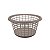 Cesto P/roupas 1678990 35lts Preto Plasvale - Imagem 1