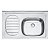 Pia Inox 80x50cm Tramontina - Imagem 1