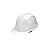 Capacete para Obra com Carneira Branco Worker - Imagem 1