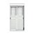 Porta de Correr Persiana 2 Folhas Branca 120 x 230 m Alumasa - Imagem 1