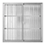 Jan Aluvid 2f C/grade 150 L X 100 a Branca Nc - Imagem 1