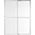 Porta Correr 2f.130 L X 210 a Alum 30 Br Aluvid Nc - Imagem 1