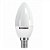 Lamp Vela Led 3w Br E14 C/adap E27 Taschibra - Imagem 1