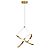 Pendente Led Lupi 24w Dourado Blumenau - Imagem 1