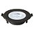 Spot Led Preto Embutir Redondo 6w Quente Blumenau - Imagem 1