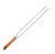 Espeto Inox Duplo P/churrasco 75cm Mahler - Imagem 1