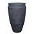 Vaso Tribo Cilindro 44 Preto Ardosia Japi - Imagem 1