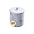 Cesto Multiuso 6l Branco Marmorizado Astra - Imagem 1