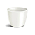 Cachepo 01 Elegance Branco Redondo Nutriplan - Imagem 1