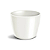 Cachepo 03 Elegance Branco Redondo Nutriplan - Imagem 1