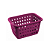 Cesto Plast. 1,4lts Beringela Ordene - Imagem 1