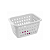 Cesto Plast. 3lts Branco Ordene - Imagem 1