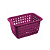 Cesto Plast. 5,2lts Beringela Ordene - Imagem 1